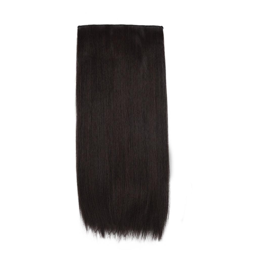 REECHO 1-pack 3/4 Full Head Straight Clips in Synthetic Hair Extensions - REECHO Hair