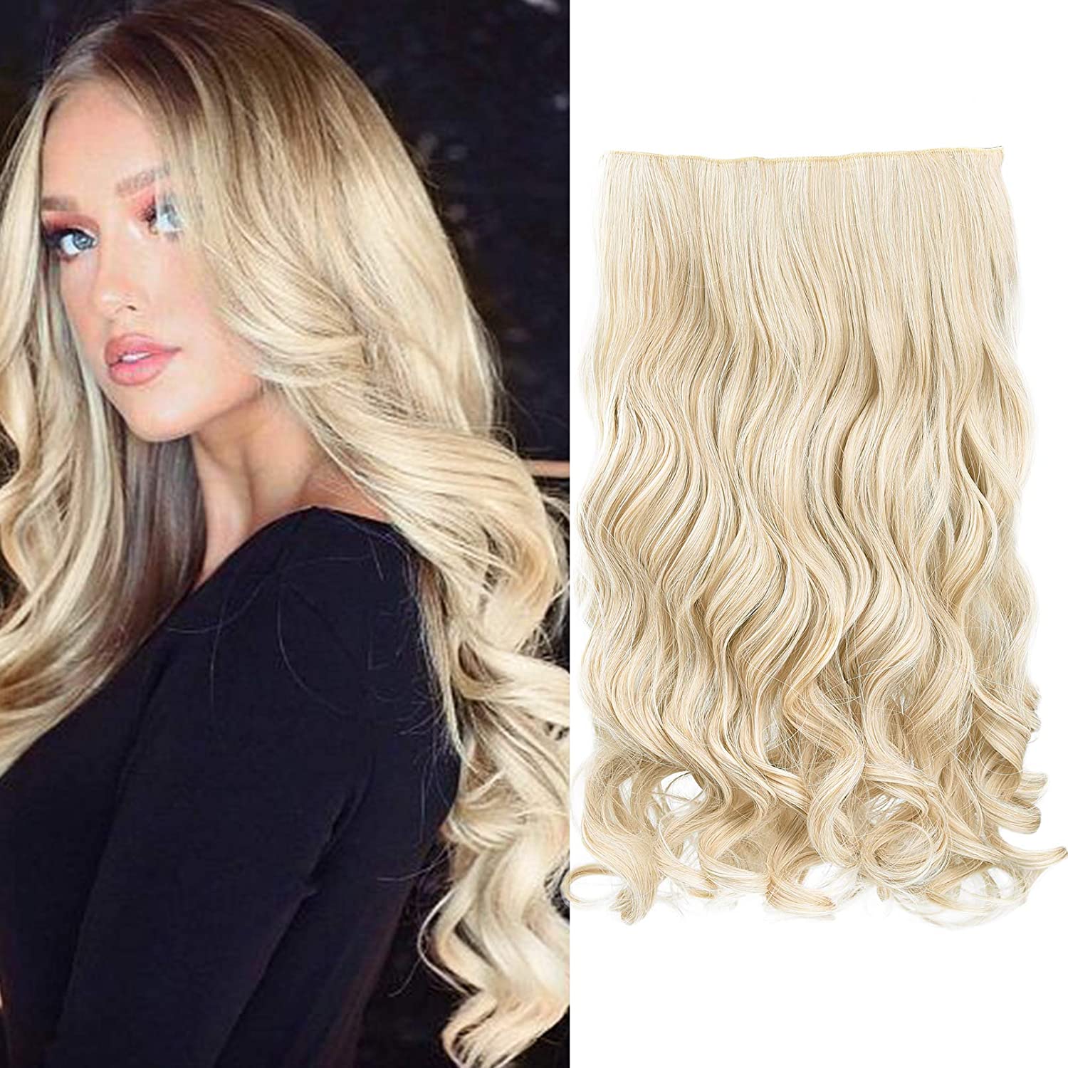 Hair extensions 3/4 full head medium brown best sale