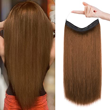 REECHO Halo Hair Extensions with Invisible Transparent Wire