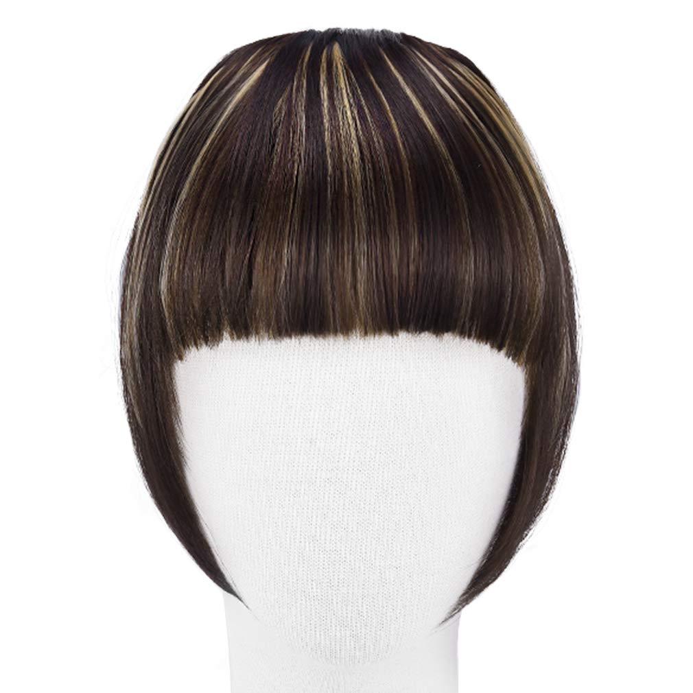 REECHO Fashion Full Length Synthetic 1 Piece Layered Clip in Hair Bangs - REECHO Hair
