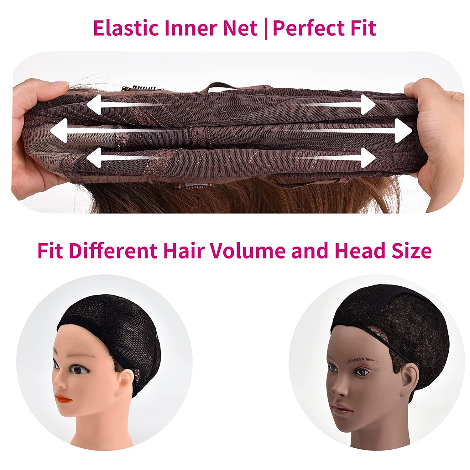 REECHO Synthetic Short Bob Wigs, Straight wigs Natural hairline Closure Wigs Pre Plucked with Natural Baby Hair