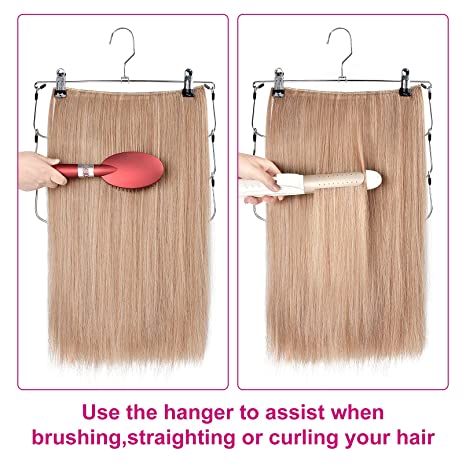 Hair Extensions Storage Set Dust Garment Bags with Hanger and Flexibl