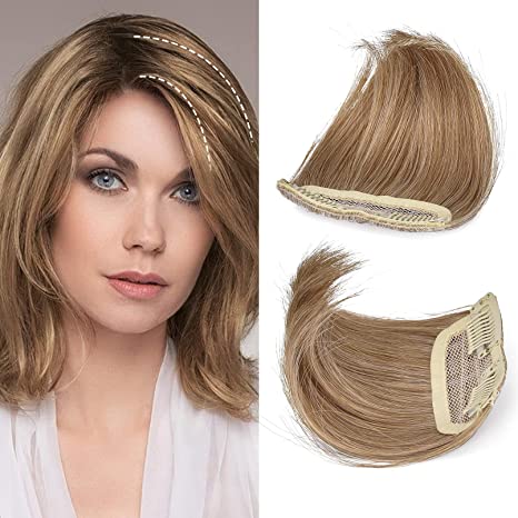 [2-Pack] 5" Hair Topper, Clip in Short Thick Hairpieces to Add Extra Hair Volume
